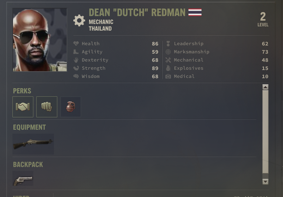 OBSOLETE Merc: Dean “Dutch” Redman