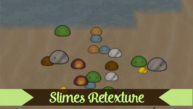 Slimes Retexture mod preview for RimWorld