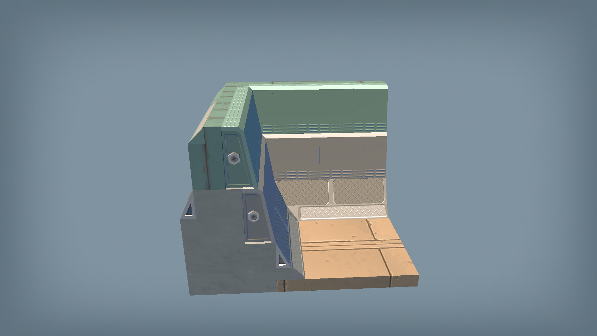 b3k block outside wall L