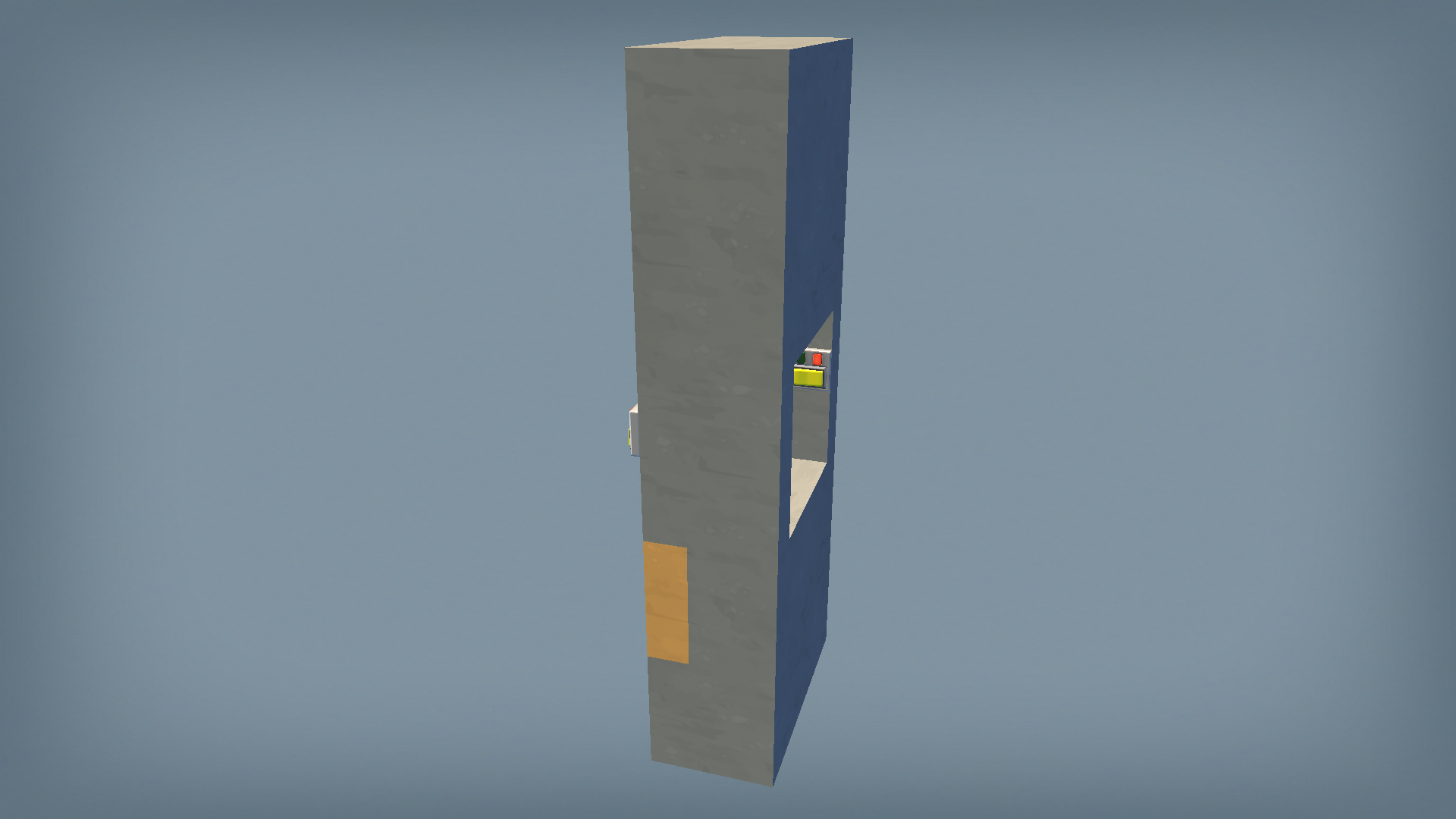 b3k block corridor connection wall segment v1