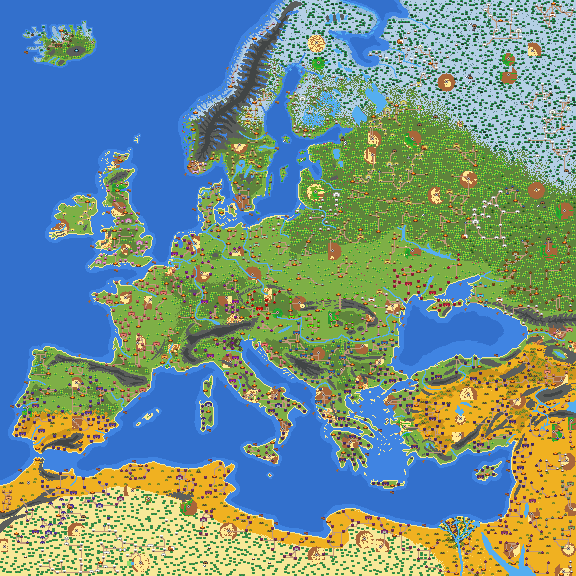 1000 AD Europe Map