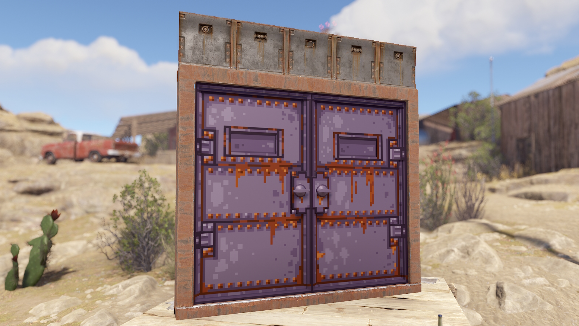 Pixel Armored Double Door
