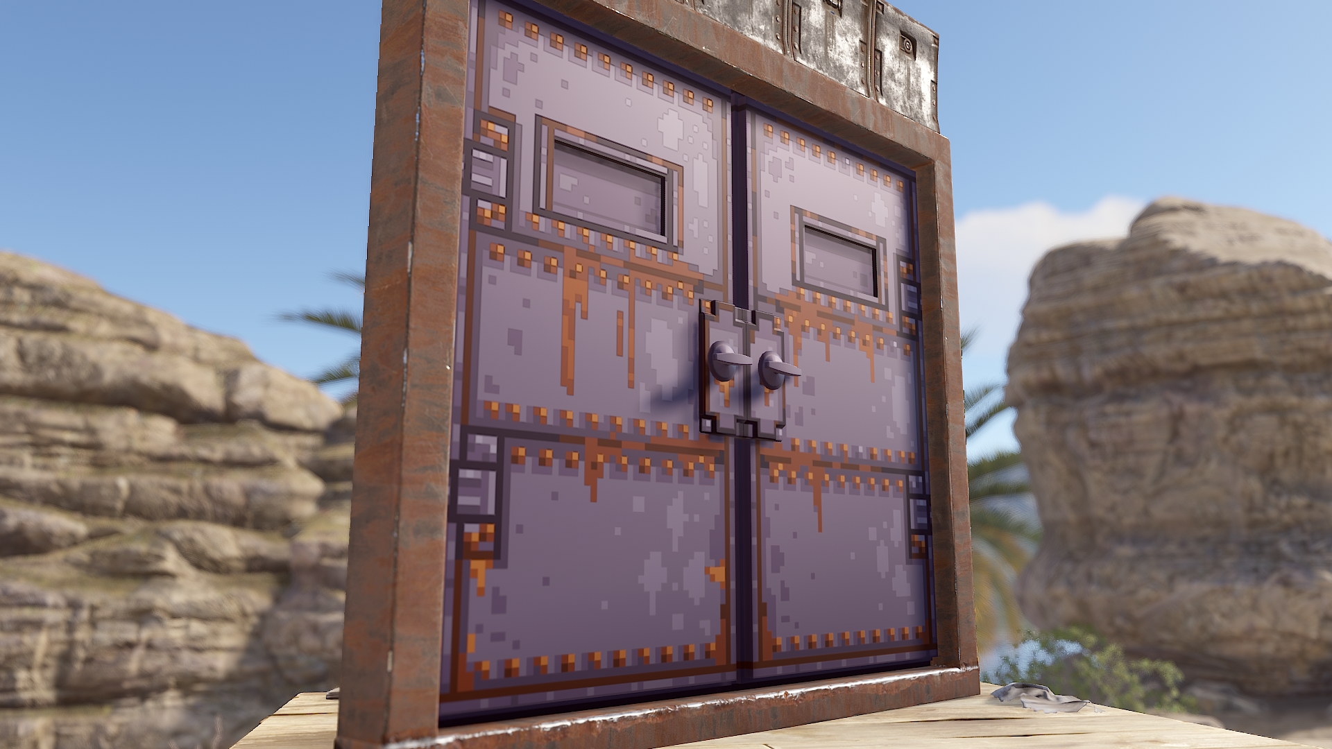 Pixel Armored Double Door