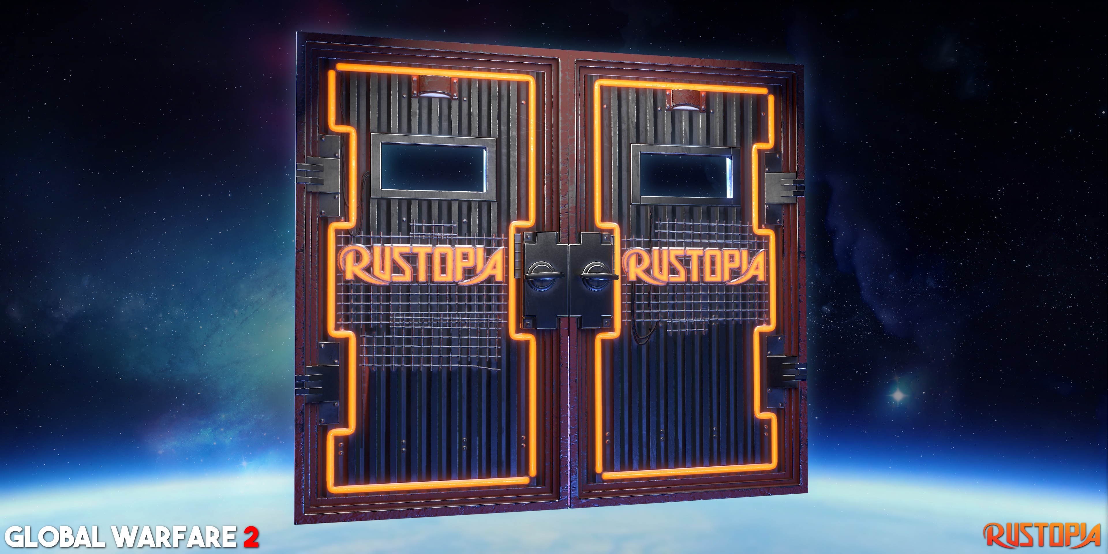 Rustopia Armored Double Door