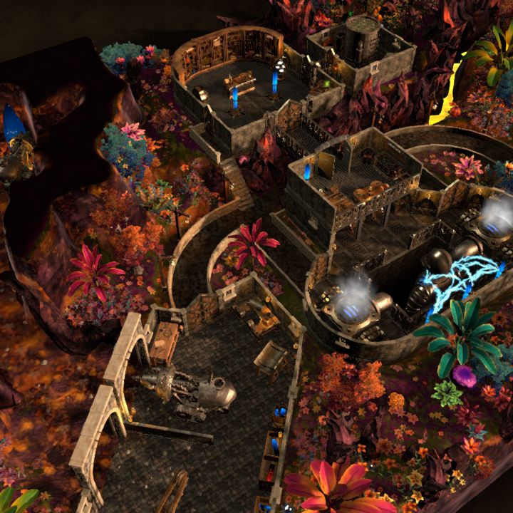 Duergar outpost in the feywild