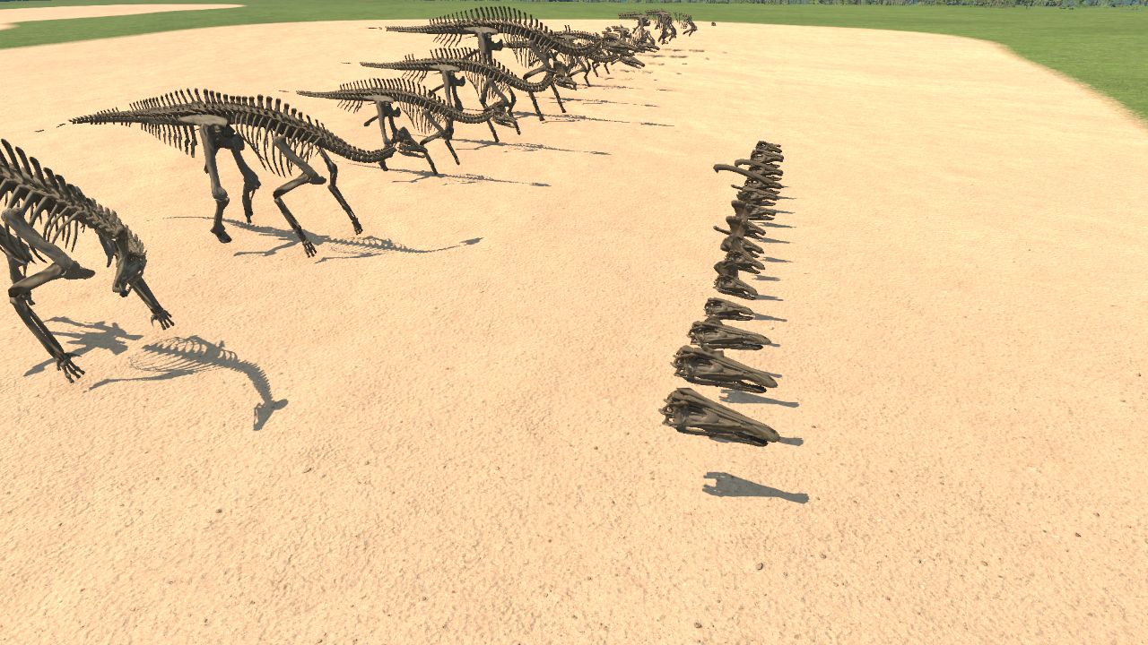 Hadrosaur Skeleton Mega Pack