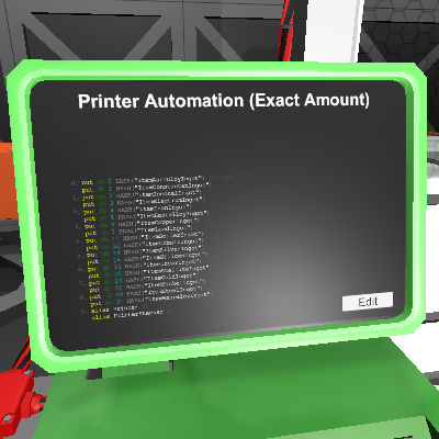 Printer Automation (Exact Amount)
