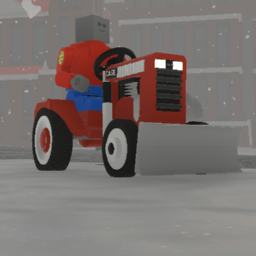 Case 224 lawn tractor - snoplow