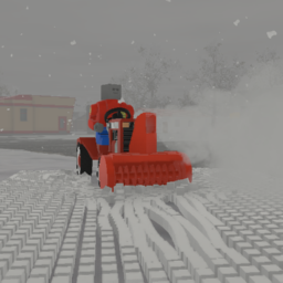 Case 224 lawn tractor - snowblower