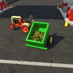 John deere garden trailer - debri