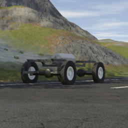 Frame with custom suspention