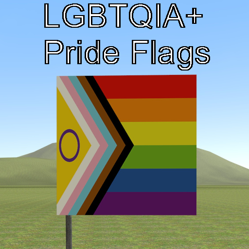 LGBTQIA+ pride flag materials