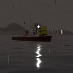 Vintage lil boat - cab - JAWS livery