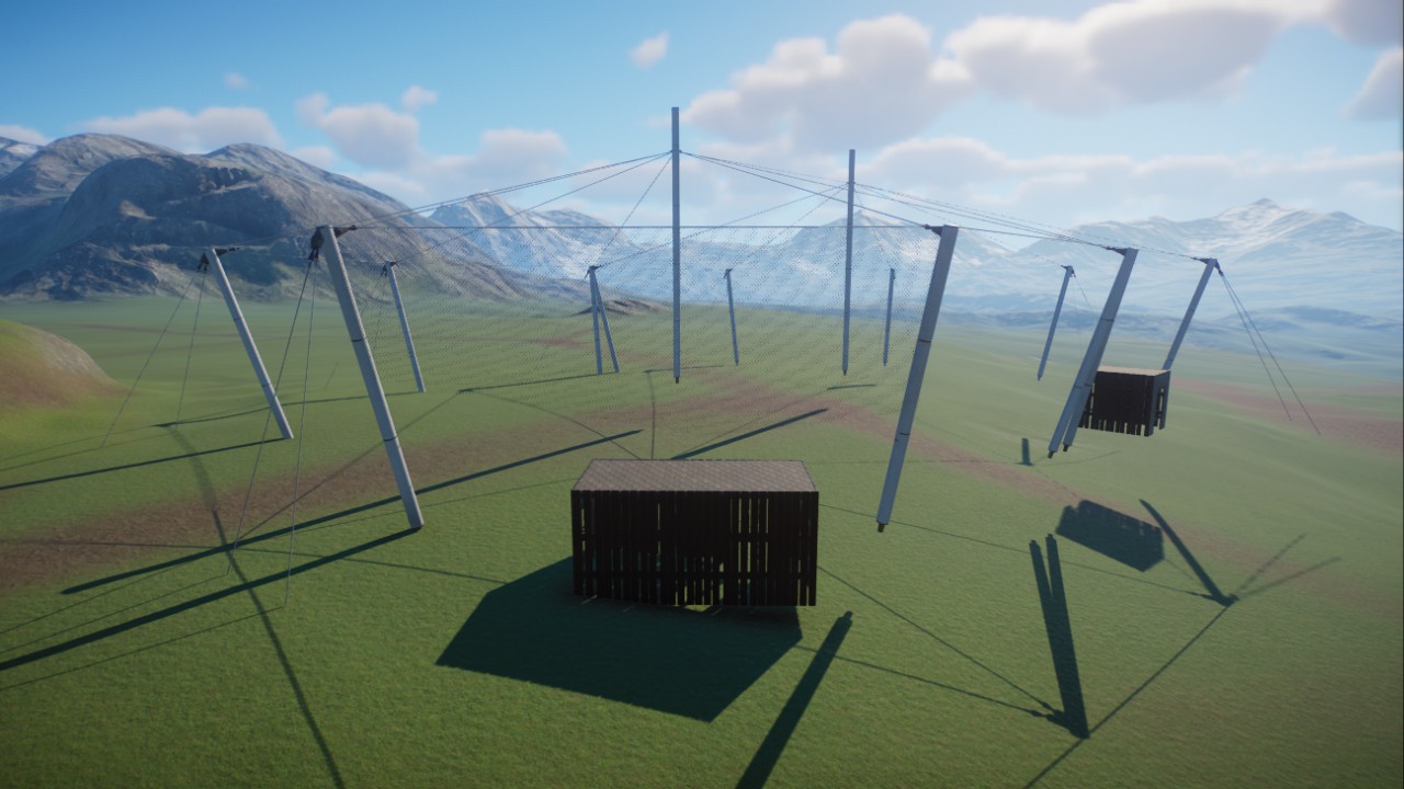 Realistic Walkthrough aviary