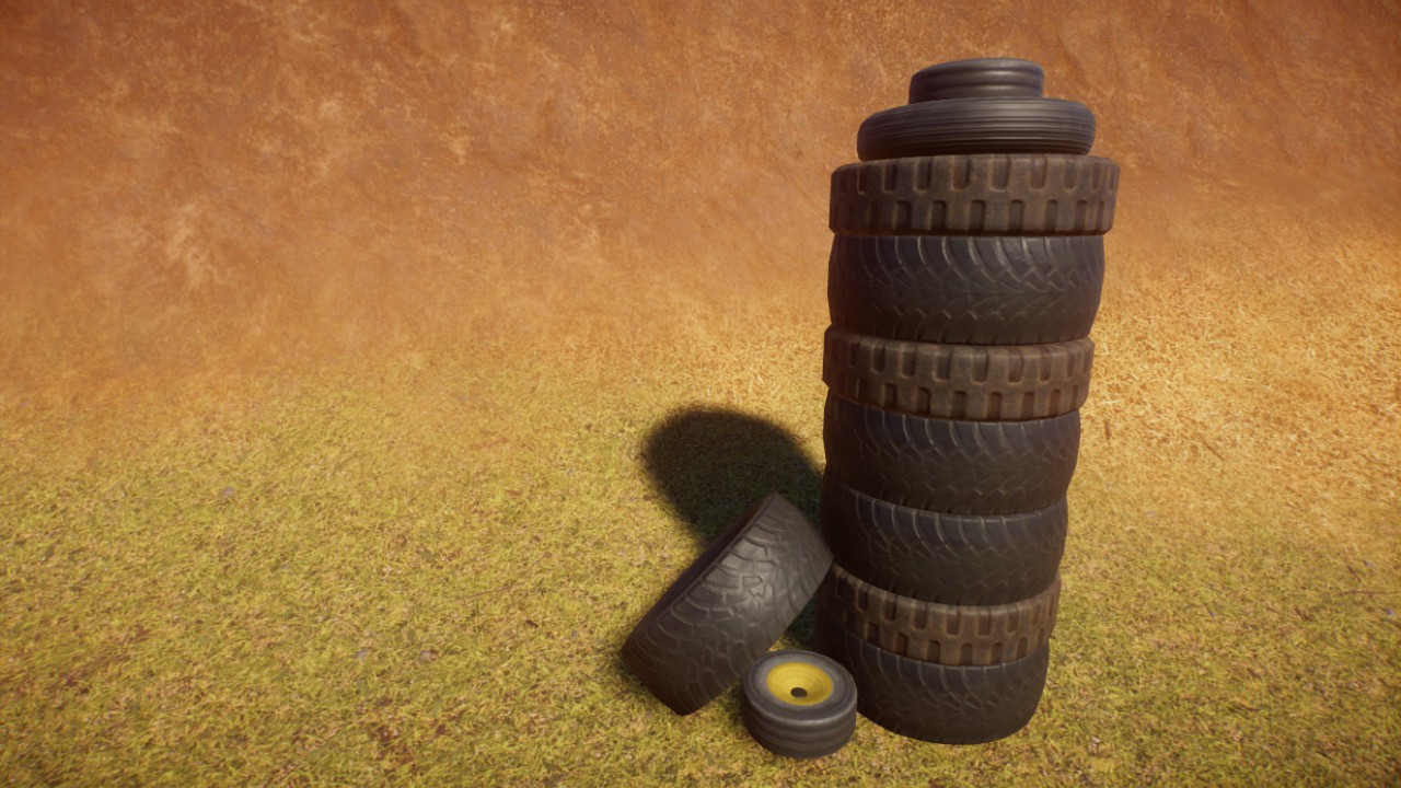Pile o' Tires Donation Bin Cover
