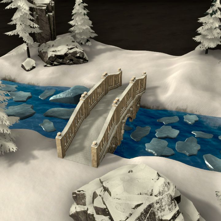 Winter Bridge Crossing