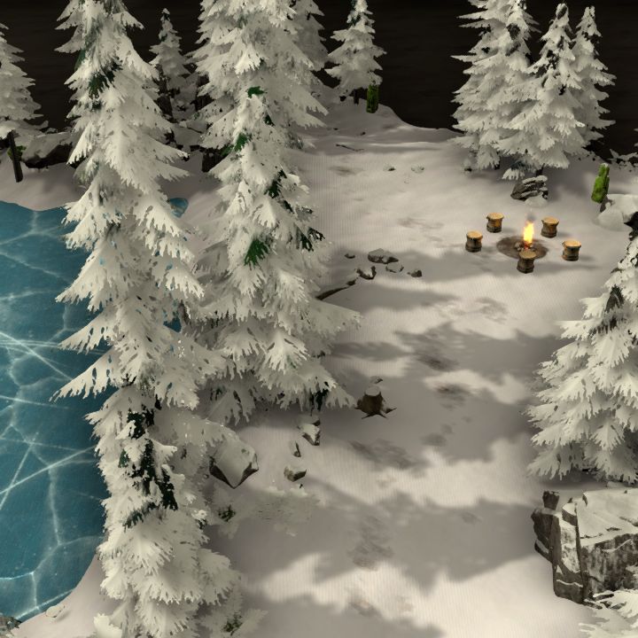 Snowy Rest Stop