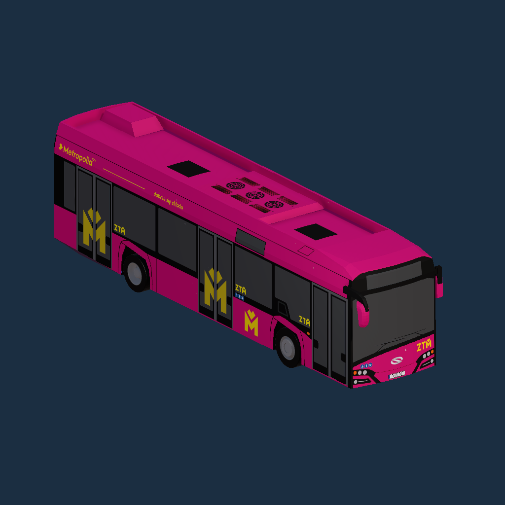 Solaris Urbino 12 IV ZTM Fioletowy