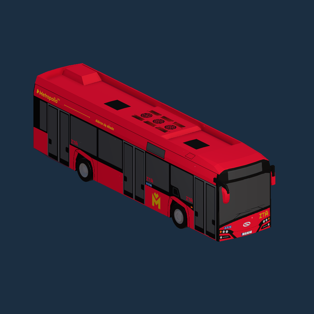 Solaris Urbino 12 IV ZTM Czerwony