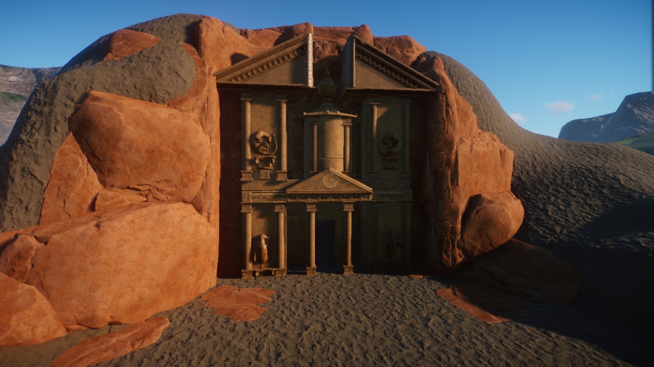 Petra inspired entrance preview