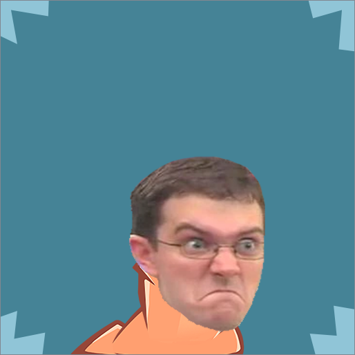 Angry Video Game Nerd Head