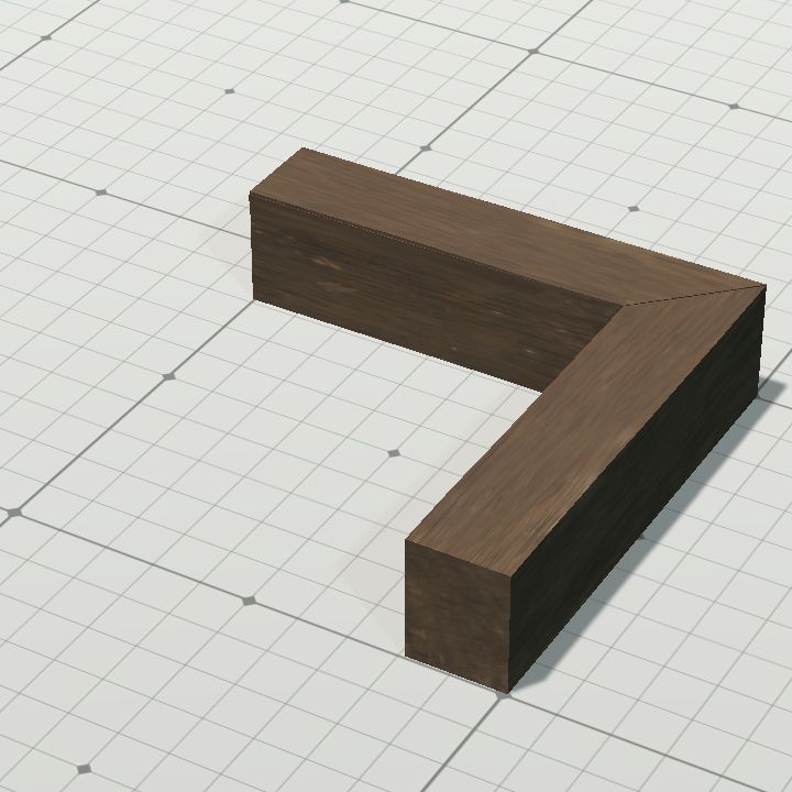 Wooden floor corner
