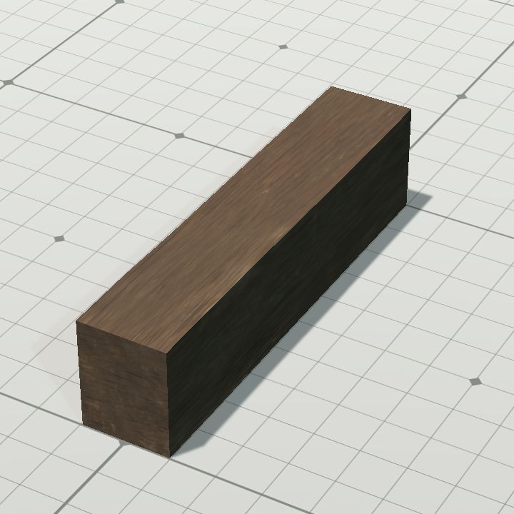 Wooden floor side (banister)
