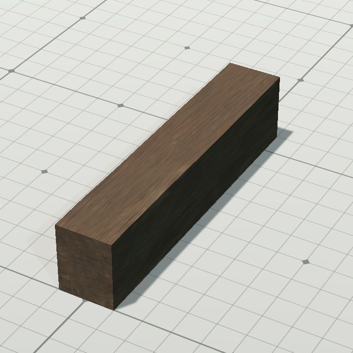 Wooden floor side (corners)(banister)