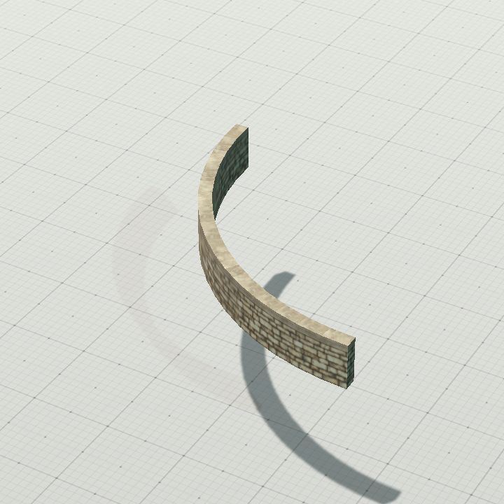 rounded wall extension