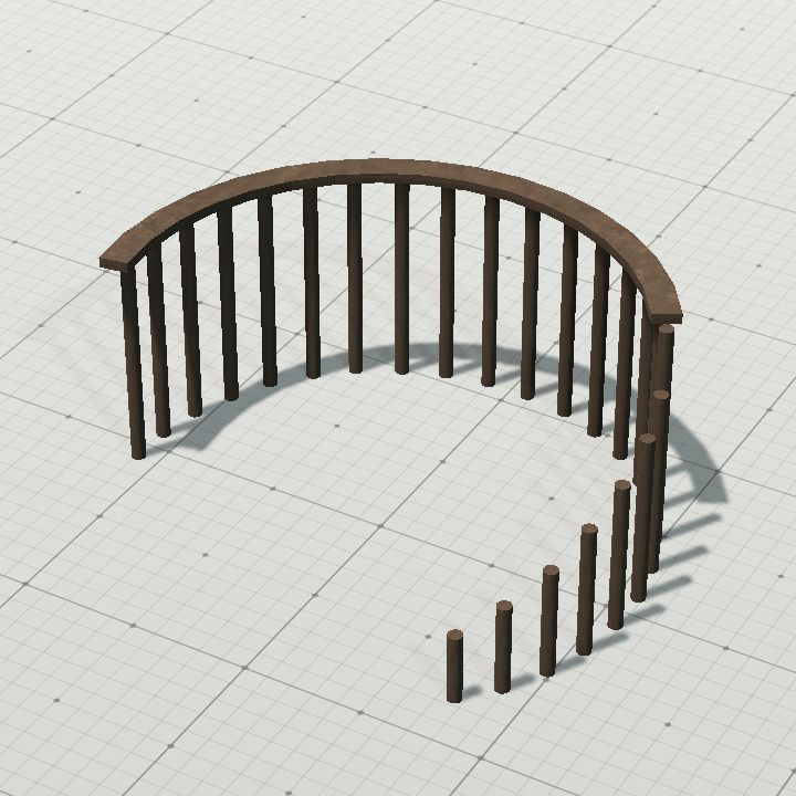 Spiral stair banniser (middle)