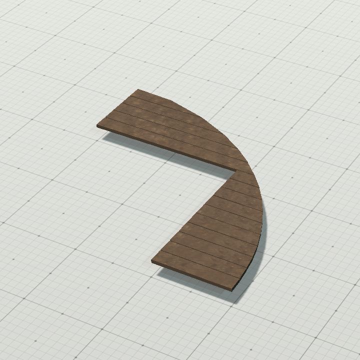 Wooden floor 3x3 mirrored