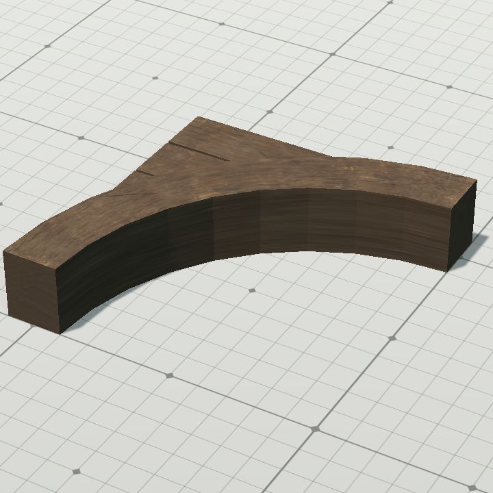 Wooden floor side 1x1