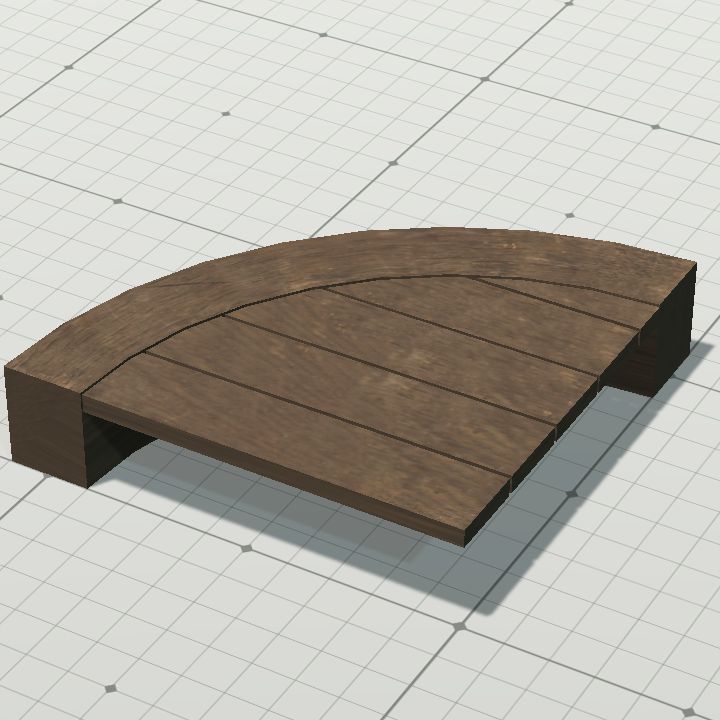 Wooden floor outer side 1x1