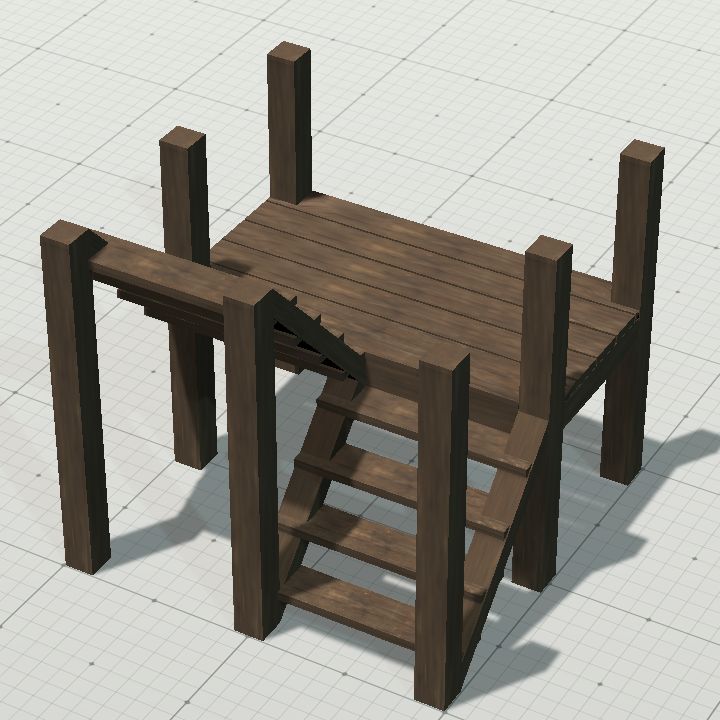 Stackable stairs (match wall)