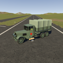 Zis-6 Truck w Awning Male Coupling by Uncle T