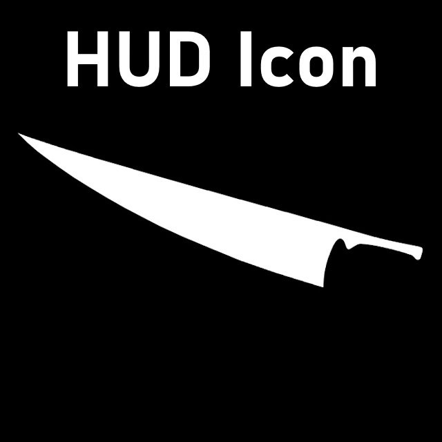 Bleach - The Zangetsu HUD Icon (Machete)
