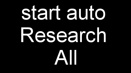 start auto Research All - 시작시 모든 연구 완료