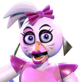 Glamrock Chica (Security Breach) InfectionHUD Portrait - Louis