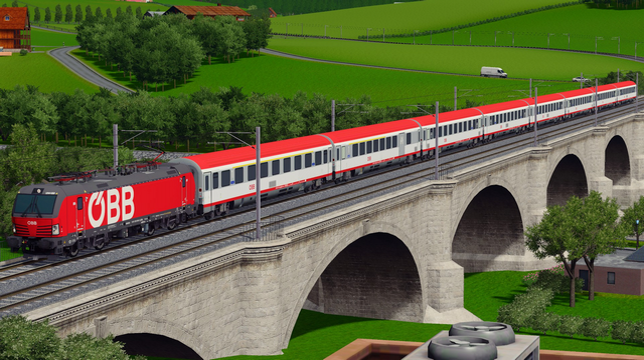Vectron ÖBB 1293 EuroCity (8 Cars)