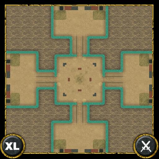 Simple flat XL 8 players v359 cross (for teams or all vs all)