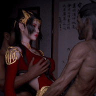 美杜莎女王被当成人肉飞机杯使用，吊起来草