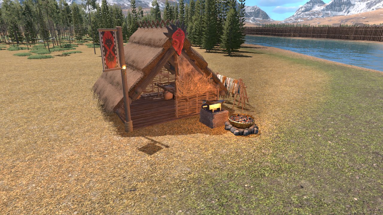 Prehistoric Blacksmith Hut