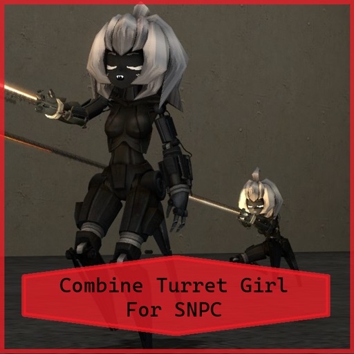 (HL2) Combine Turret Girl For SNPC