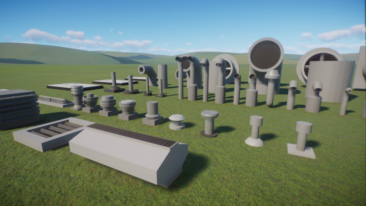 Air Conditioning Megapack - Vents Pack