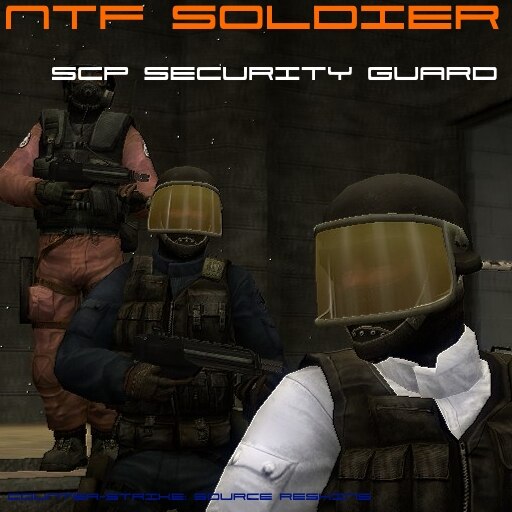 CSS styled NTF Soldier and SCP Security Guard Playermodels