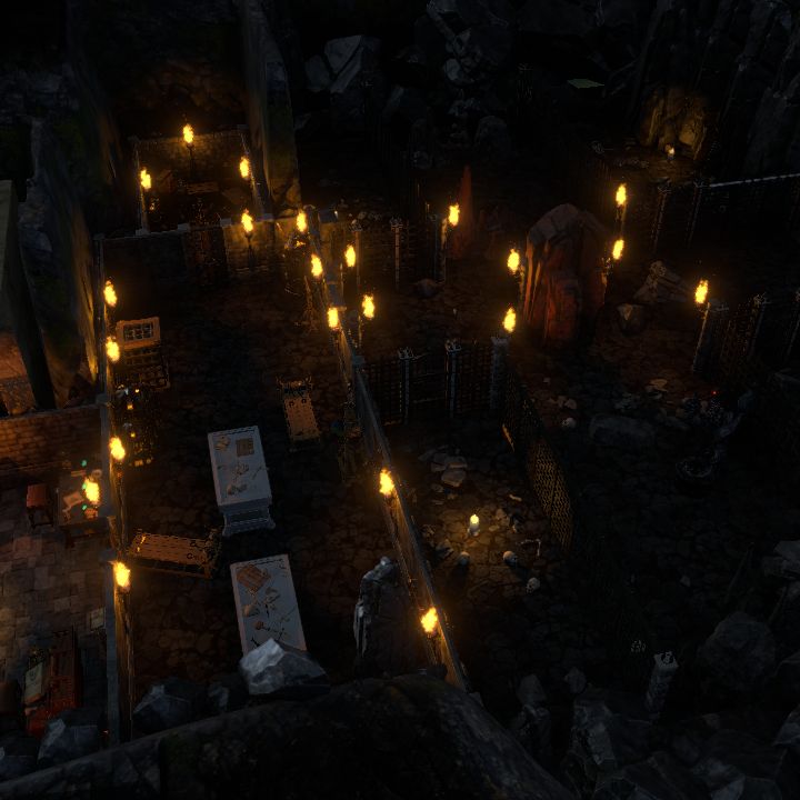 Underground ritual chamber