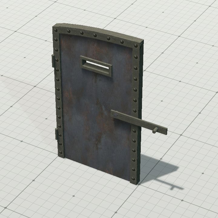 Double metal door 1