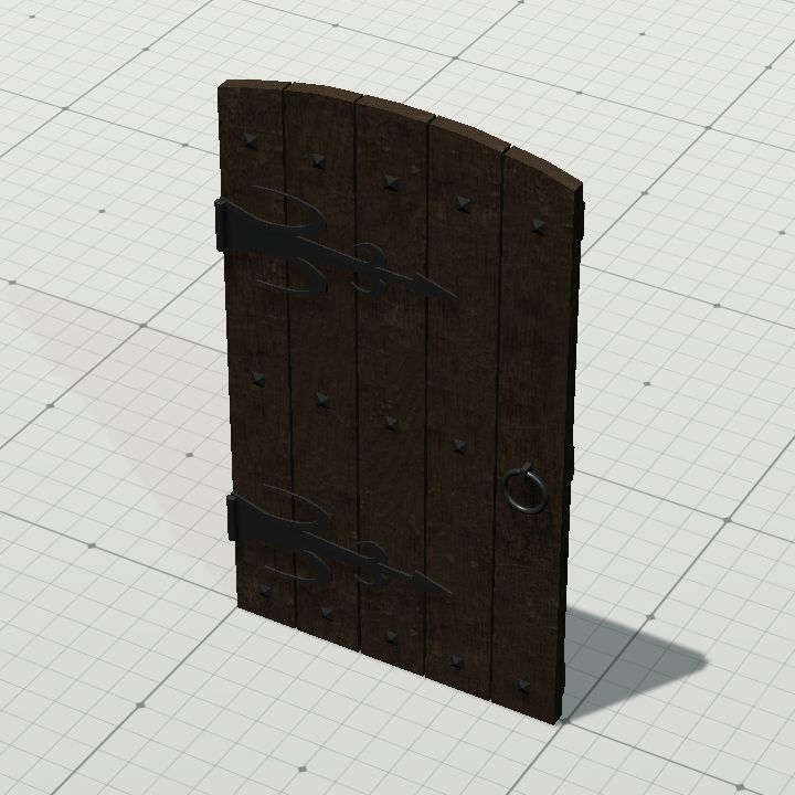 Wooden door