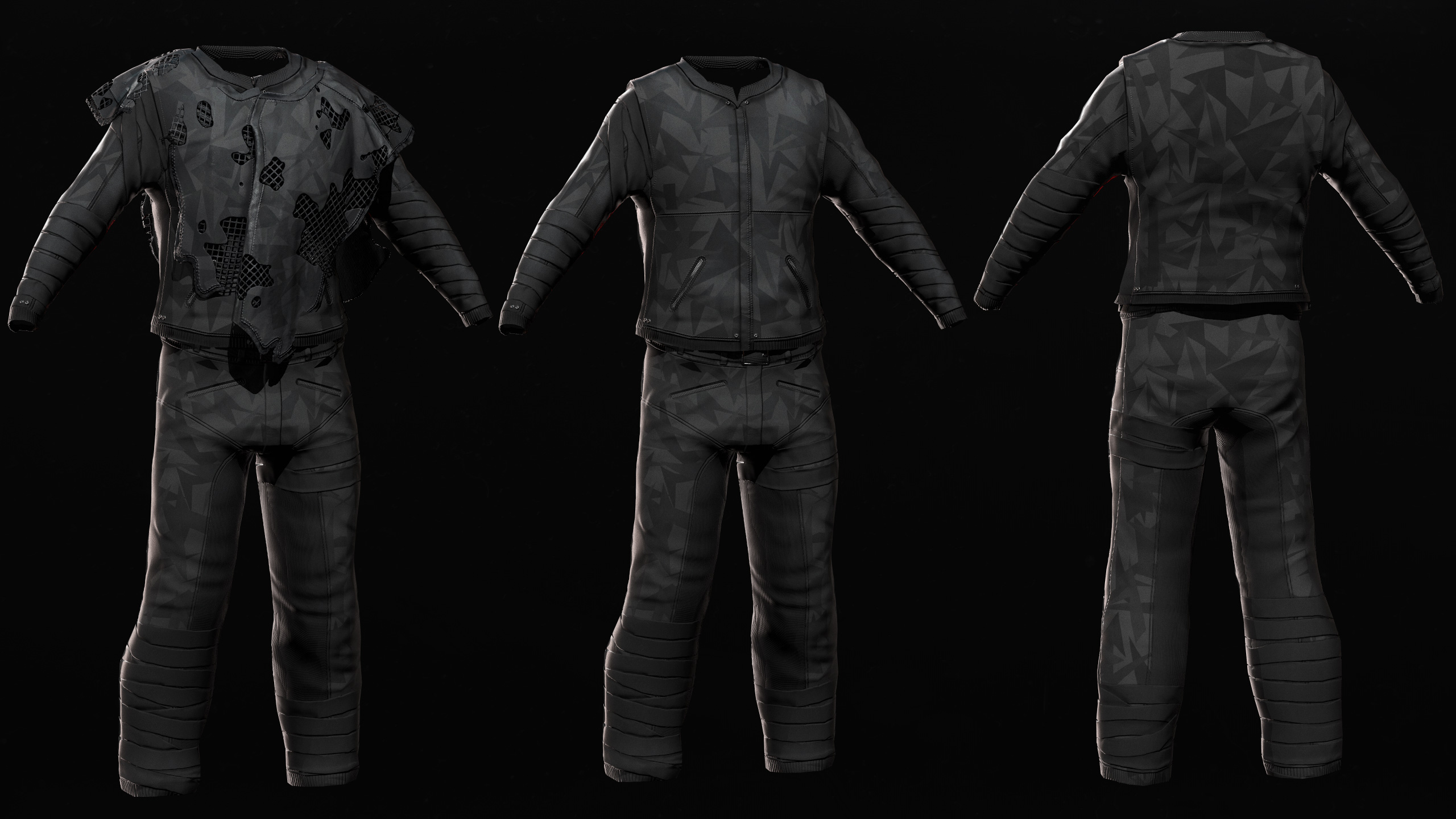 Blackout Burlap Pants