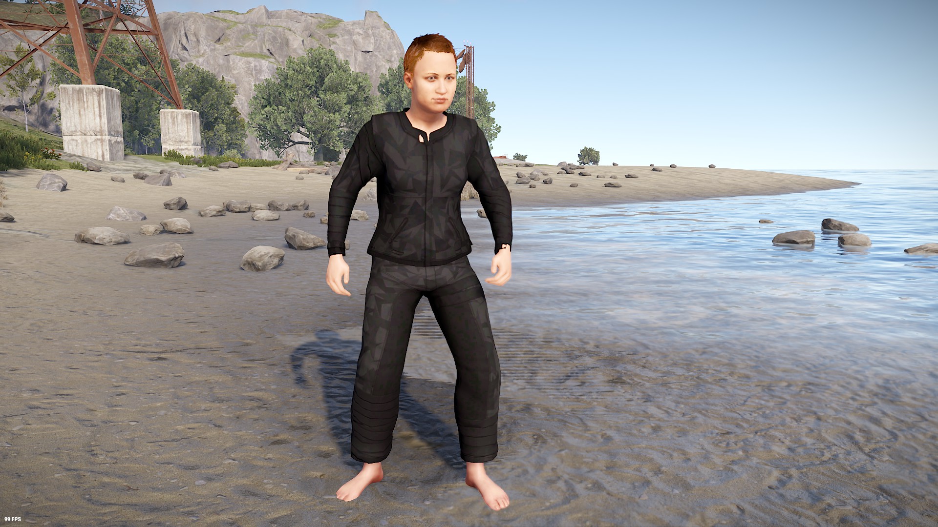 Blackout Burlap Pants